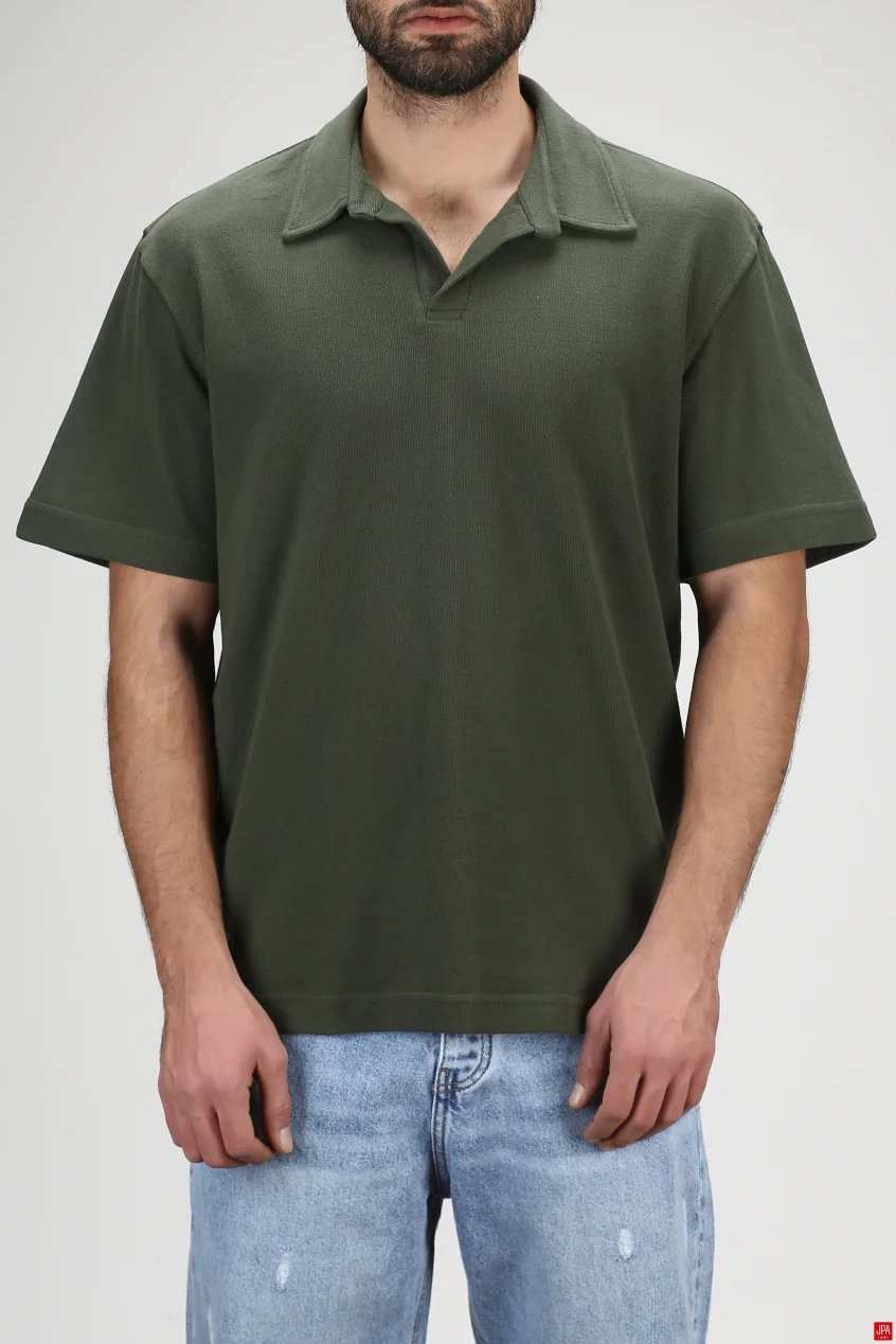 پولوشرت مردانه باکس آزاد مشکی جی پی ای JPA کد 03292