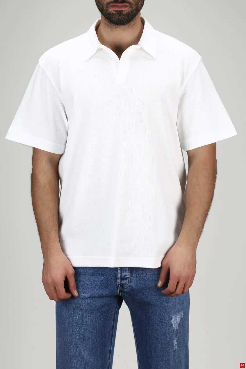 پولوشرت مردانه باکس آزاد مشکی جی پی ای JPA کد 03292