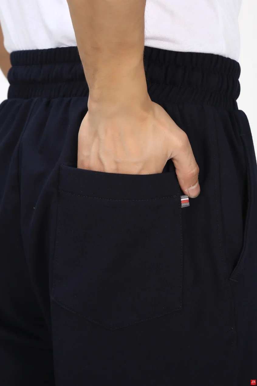 شلوار اسلش مردانه کامفورت آزاد مشکی جی پی ای JPA کد 03437