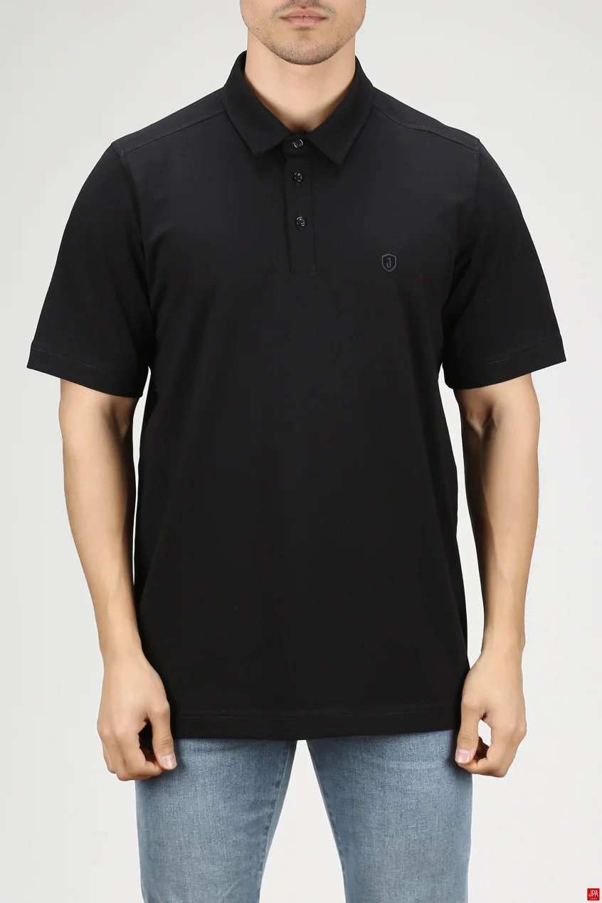 پولوشرت مردانه مشکی جی پی ای JPA کد 03412