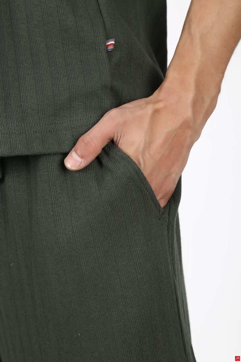 ست تی شرت و شلوارک مردانه اسپرت مشکی جی پی ای JPA کد 03469