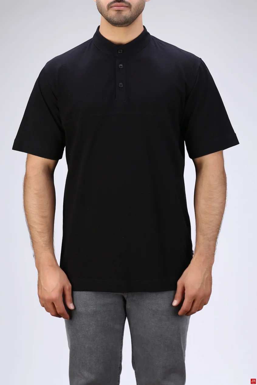 تی شرت مردانه یقه دیپلمات جی پی ای JPA کد 03476