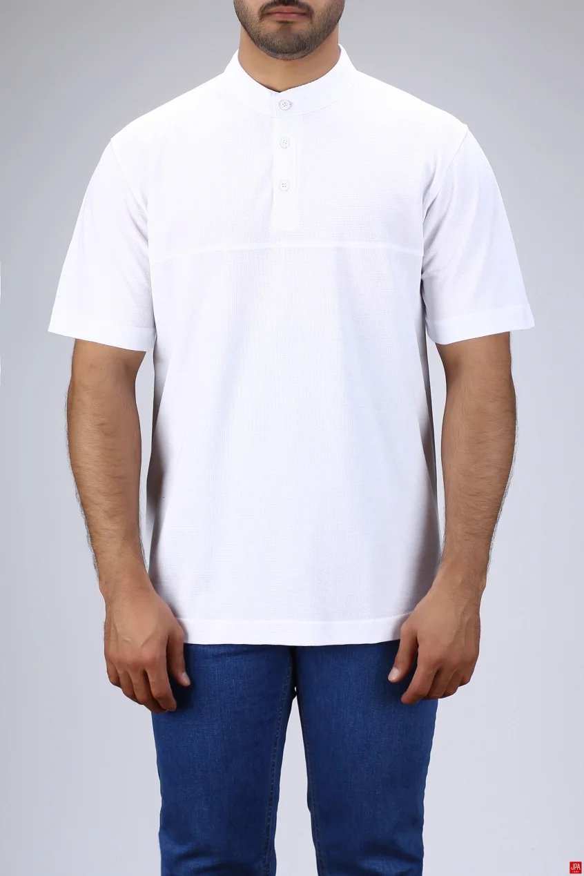 تی شرت مردانه یقه دیپلمات جی پی ای JPA کد 03476