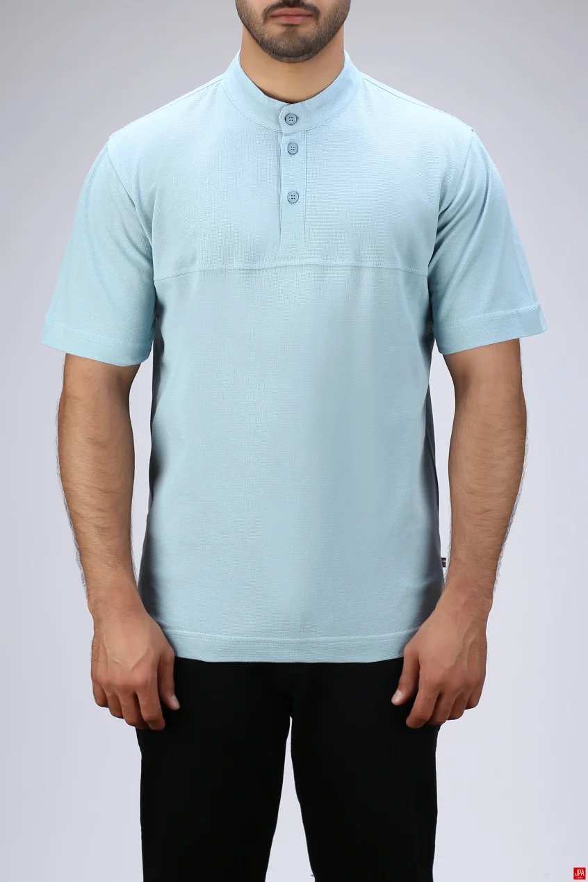 تی شرت مردانه یقه دیپلمات جی پی ای JPA کد 03476