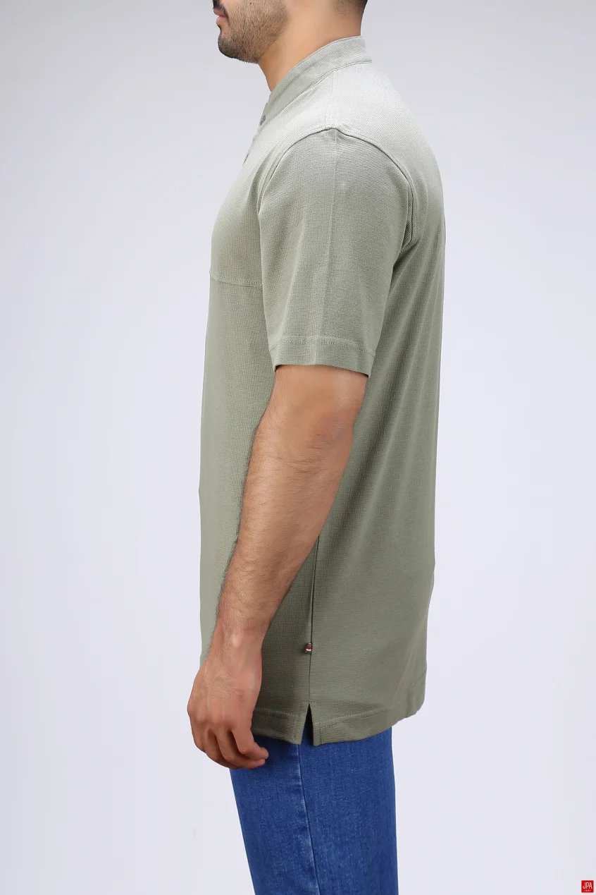 تی شرت مردانه یقه دیپلمات جی پی ای JPA کد 03476