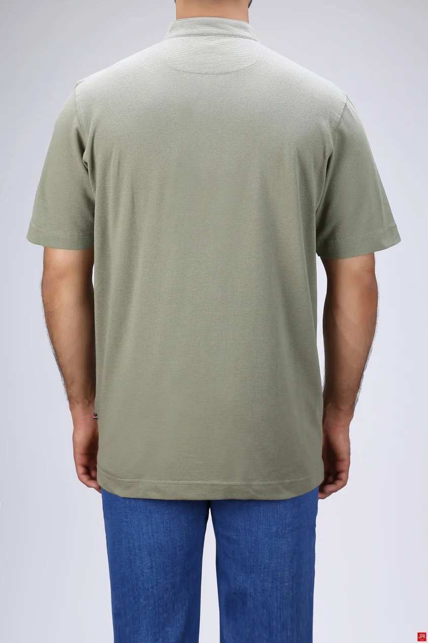 تی شرت مردانه یقه دیپلمات جی پی ای JPA کد 03476