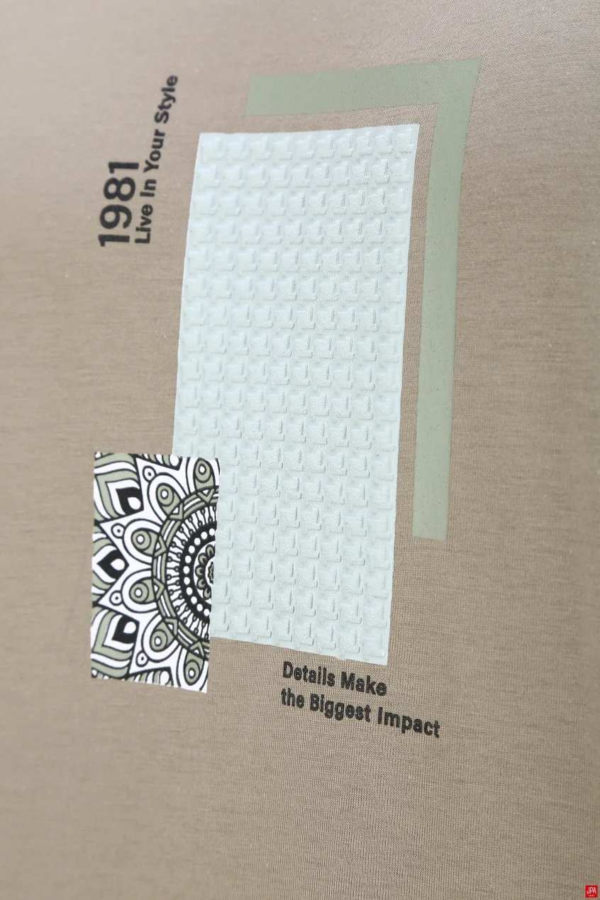 تی شرت مردانه مشکی جی پی ای JPA کد 03455