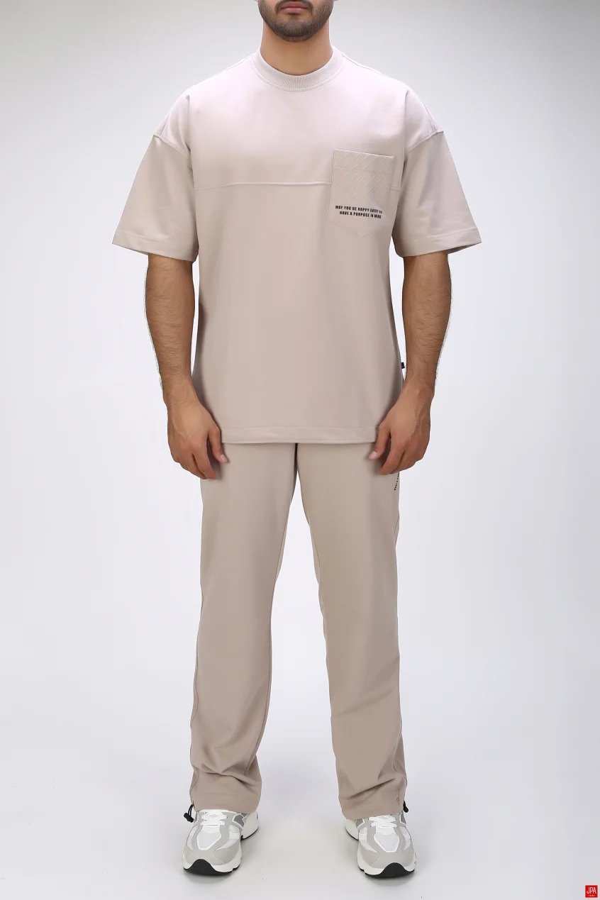 ست تی شرت و شلوار مردانه اسپرت مشکی جی پی ای JPA کد 03433