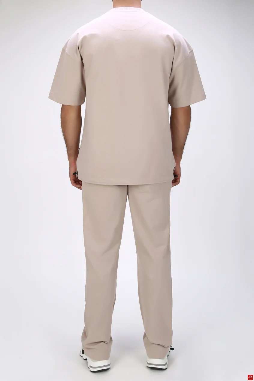 ست تی شرت و شلوار مردانه اسپرت مشکی جی پی ای JPA کد 03433