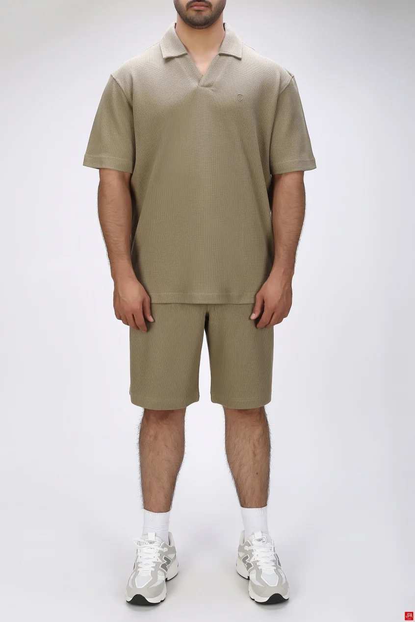 ست تی شرت و شلوارک مردانه باکس مشکی جی پی ای JPA کد 03448