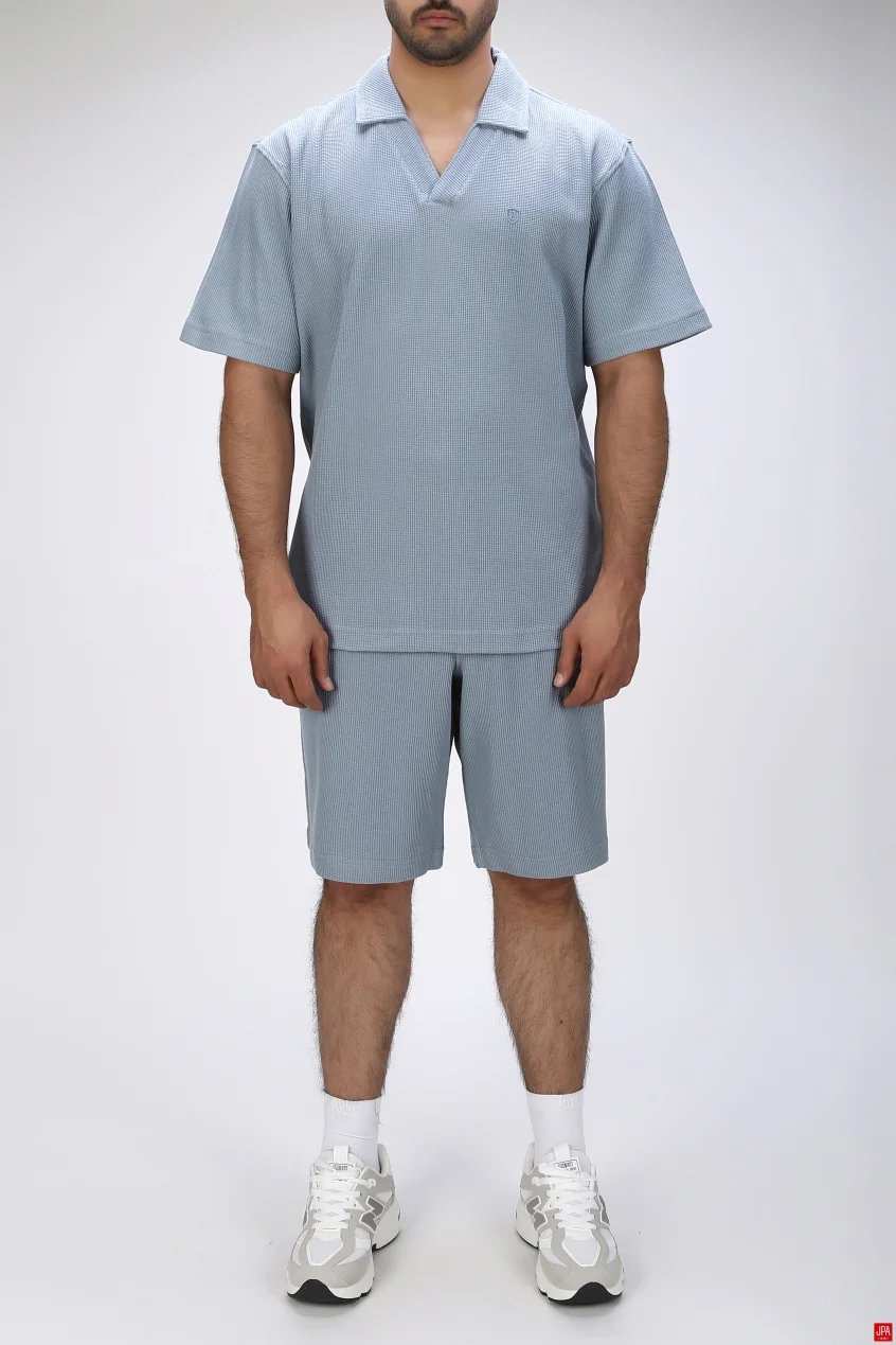 ست تی شرت و شلوارک مردانه باکس مشکی جی پی ای JPA کد 03448