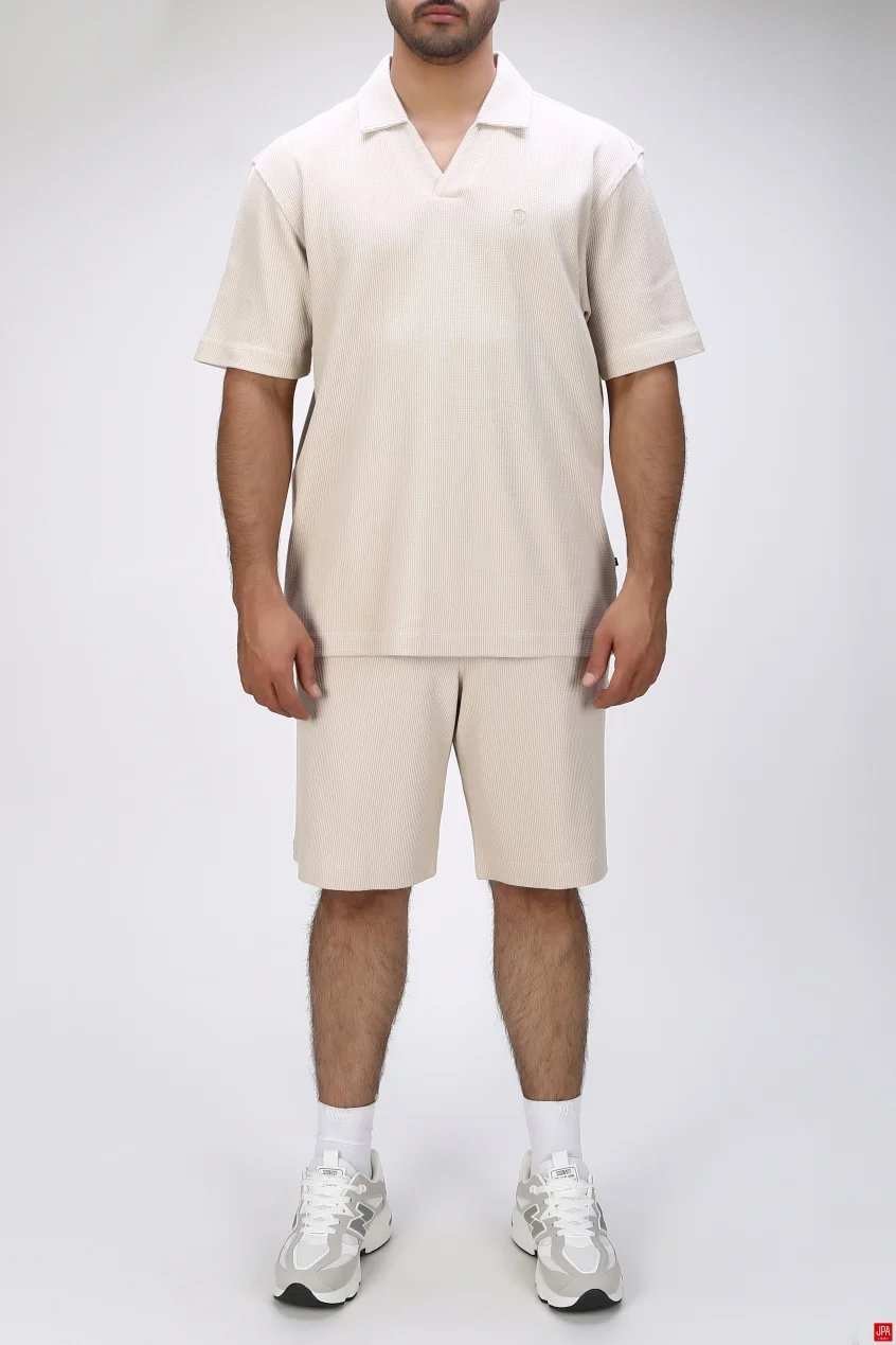 ست تی شرت و شلوارک مردانه باکس مشکی جی پی ای JPA کد 03448