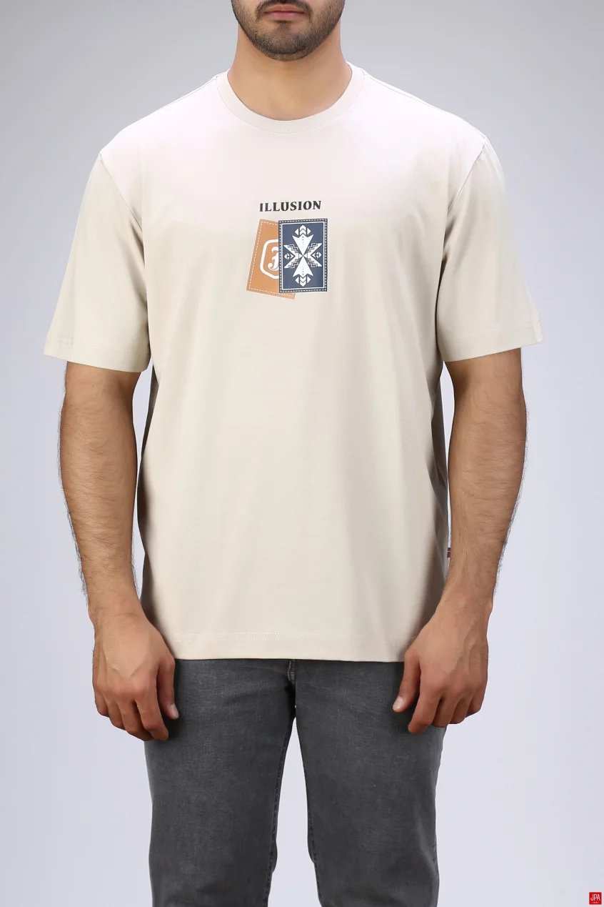 تی شرت مردانه مشکی جی پی ای JPA کد 03399