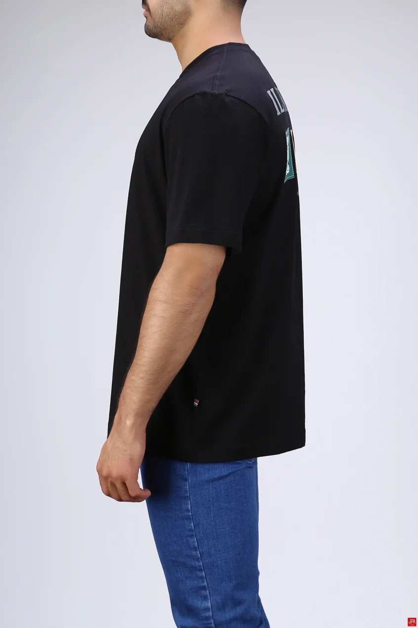 تی شرت مردانه مشکی جی پی ای JPA کد 03399