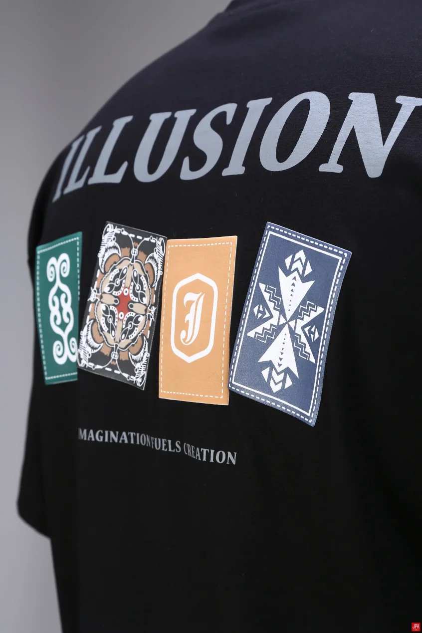 تی شرت مردانه مشکی جی پی ای JPA کد 03399