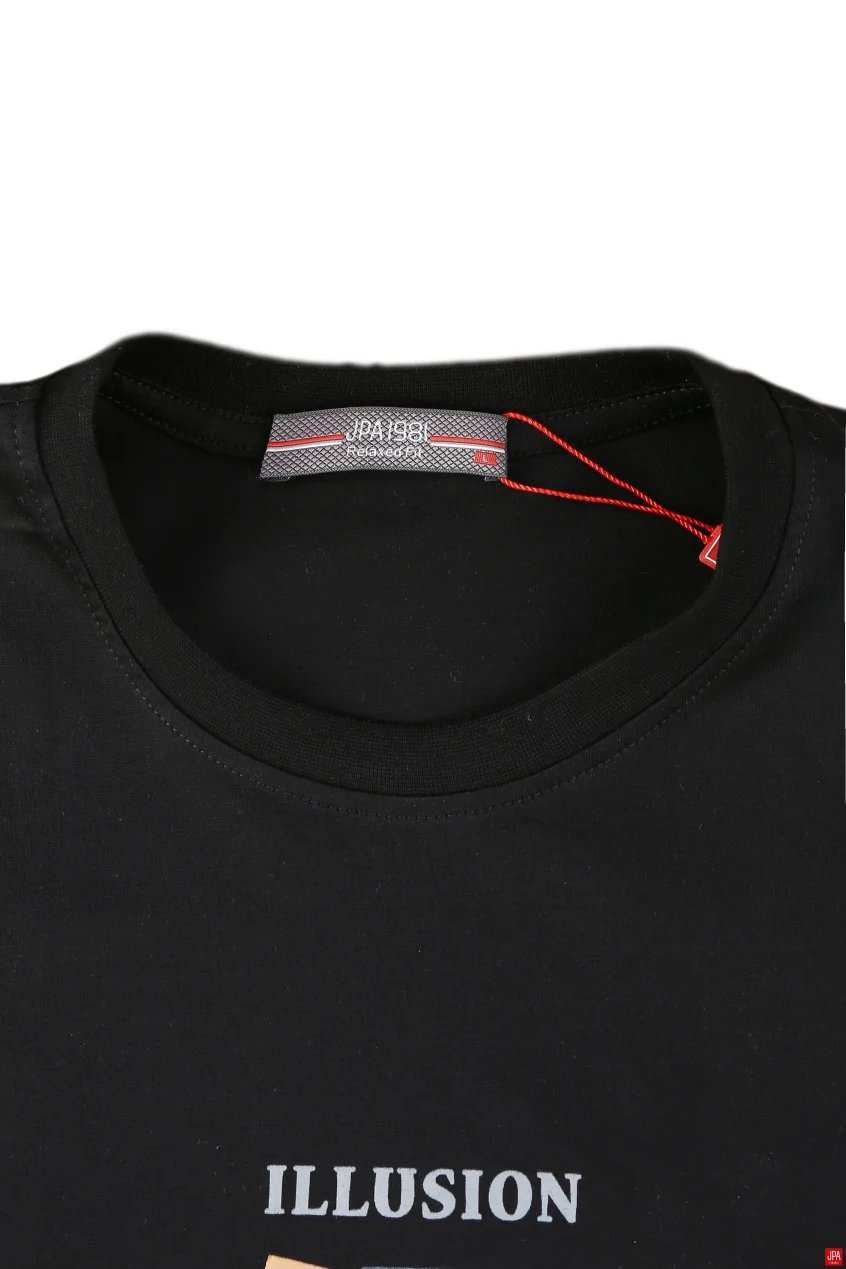 تی شرت مردانه مشکی جی پی ای JPA کد 03399