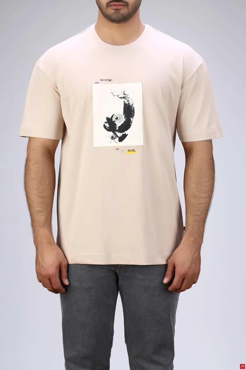 تی شرت مردانه مشکی جی پی ای JPA کد 03392