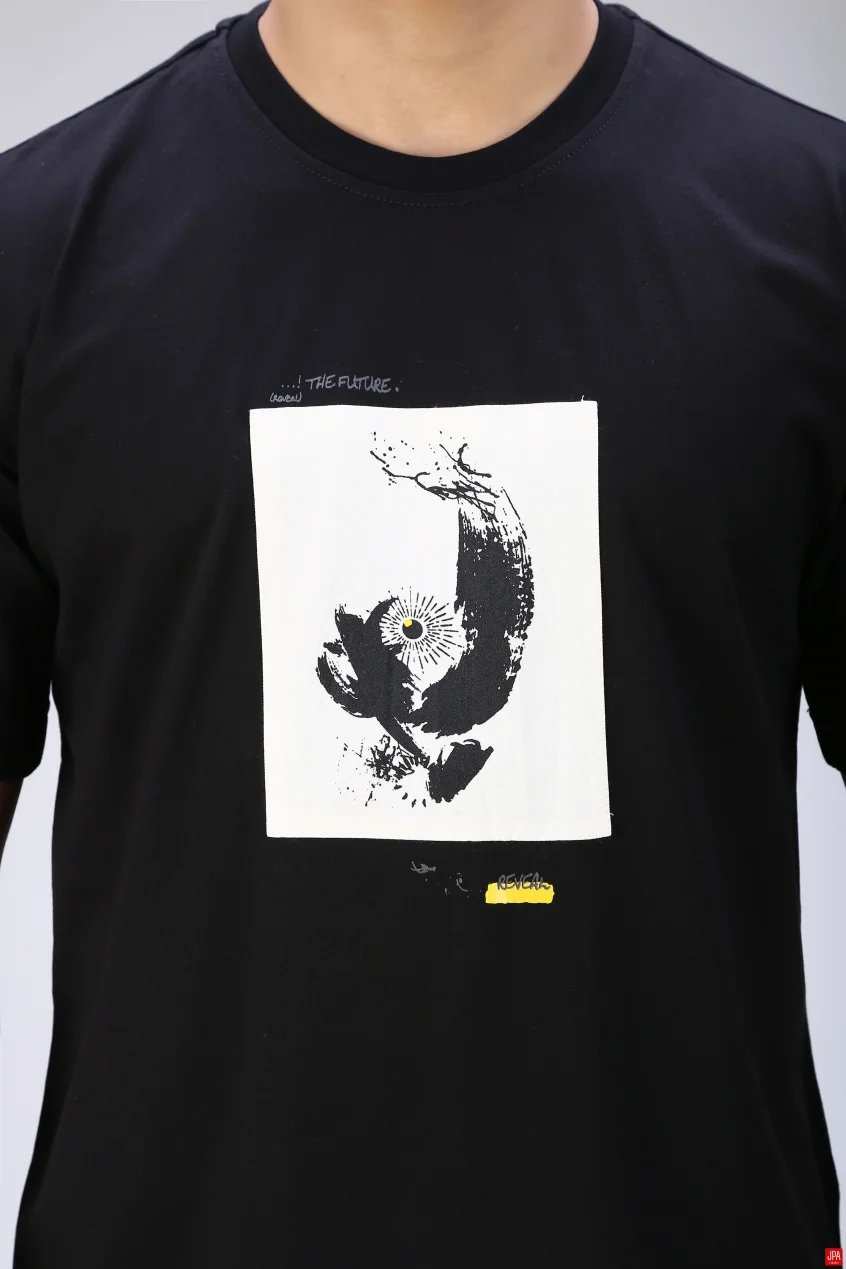 تی شرت مردانه مشکی جی پی ای JPA کد 03392