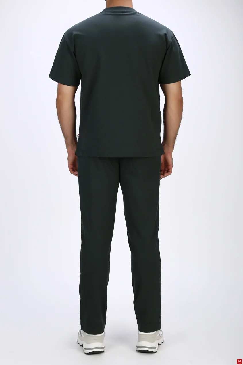 ست تی شرت و شلوار مردانه اسپرت مشکی جی پی ای JPA کد 03432