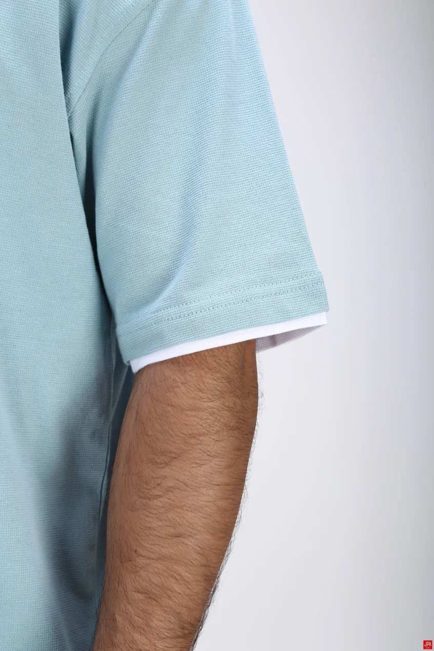 ست تی شرت و شلوارک مردانه راحتی مشکی جی پی ای JPA کد 03513