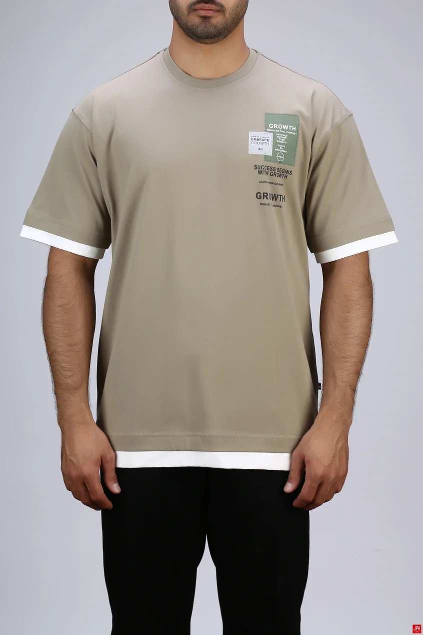 تی شرت مردانه مشکی جی پی ای JPA کد 03396