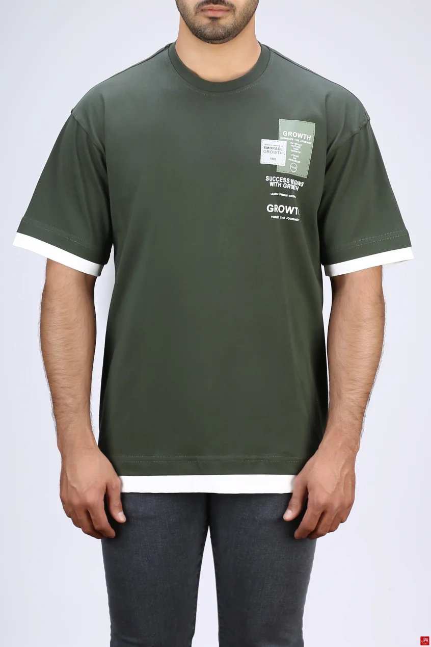 تی شرت مردانه مشکی جی پی ای JPA کد 03396