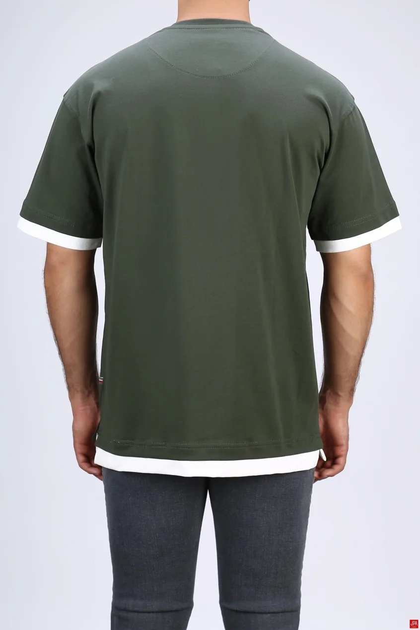 تی شرت مردانه مشکی جی پی ای JPA کد 03396