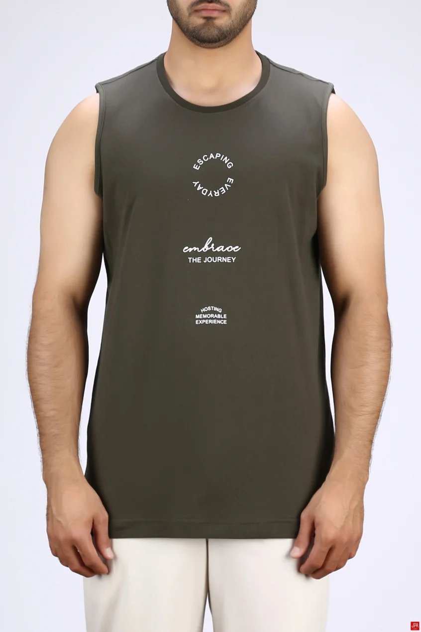 تاپ حلقه ای مردانه مشکی جی پی ای JPA کد 03523