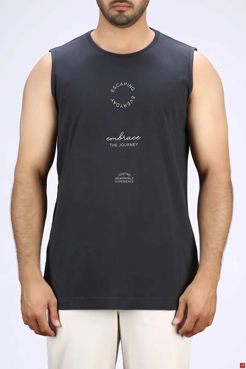 تاپ حلقه ای مردانه مشکی جی پی ای JPA کد 03523