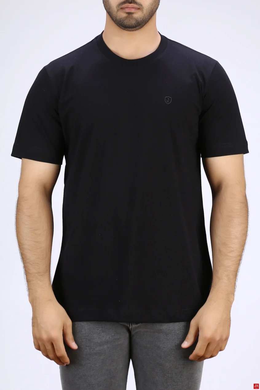 تی شرت مردانه مشکی جی پی ای JPA کد 03519