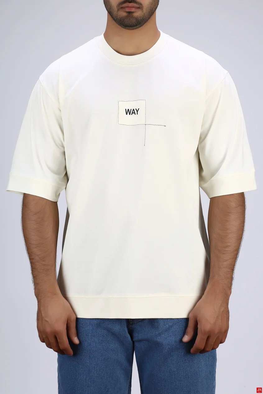 تی شرت مردانه یقه گرد آزاد مشکی جی پی ای JPA کد 03390