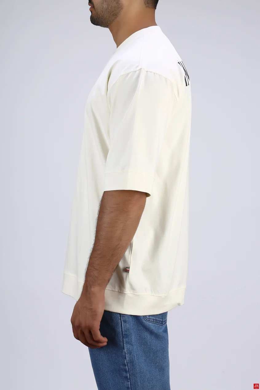 تی شرت مردانه یقه گرد آزاد مشکی جی پی ای JPA کد 03390