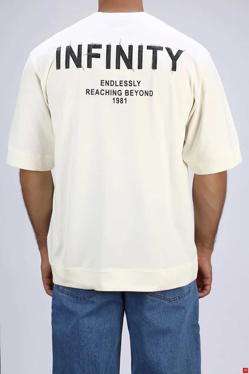 تی شرت مردانه یقه گرد آزاد مشکی جی پی ای JPA کد 03390