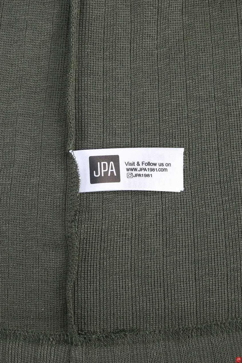 پولوشرت مردانه نیم زیپ مشکی جی پی ای JPA کد 03501