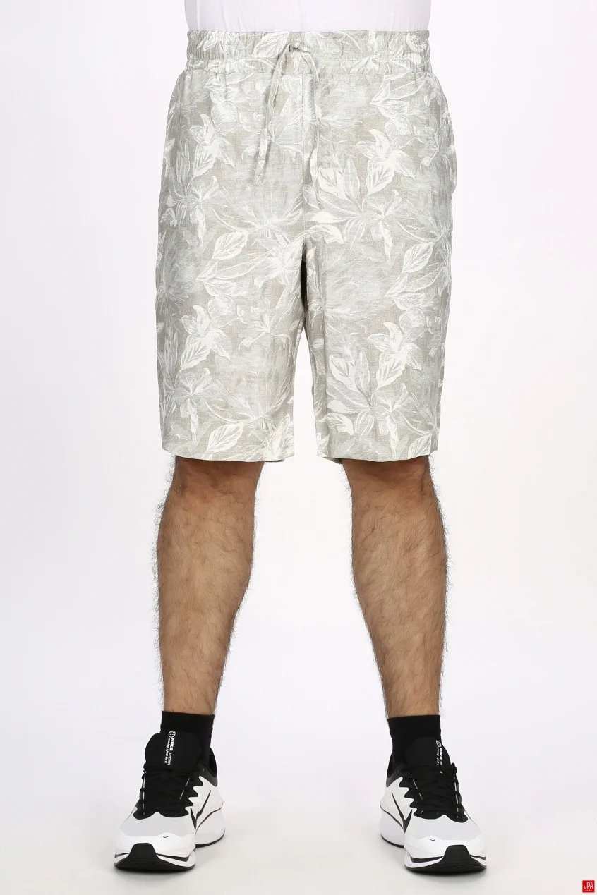 شلوارک مردانه لینن سبز روشن جی پی ای JPA کد 03535