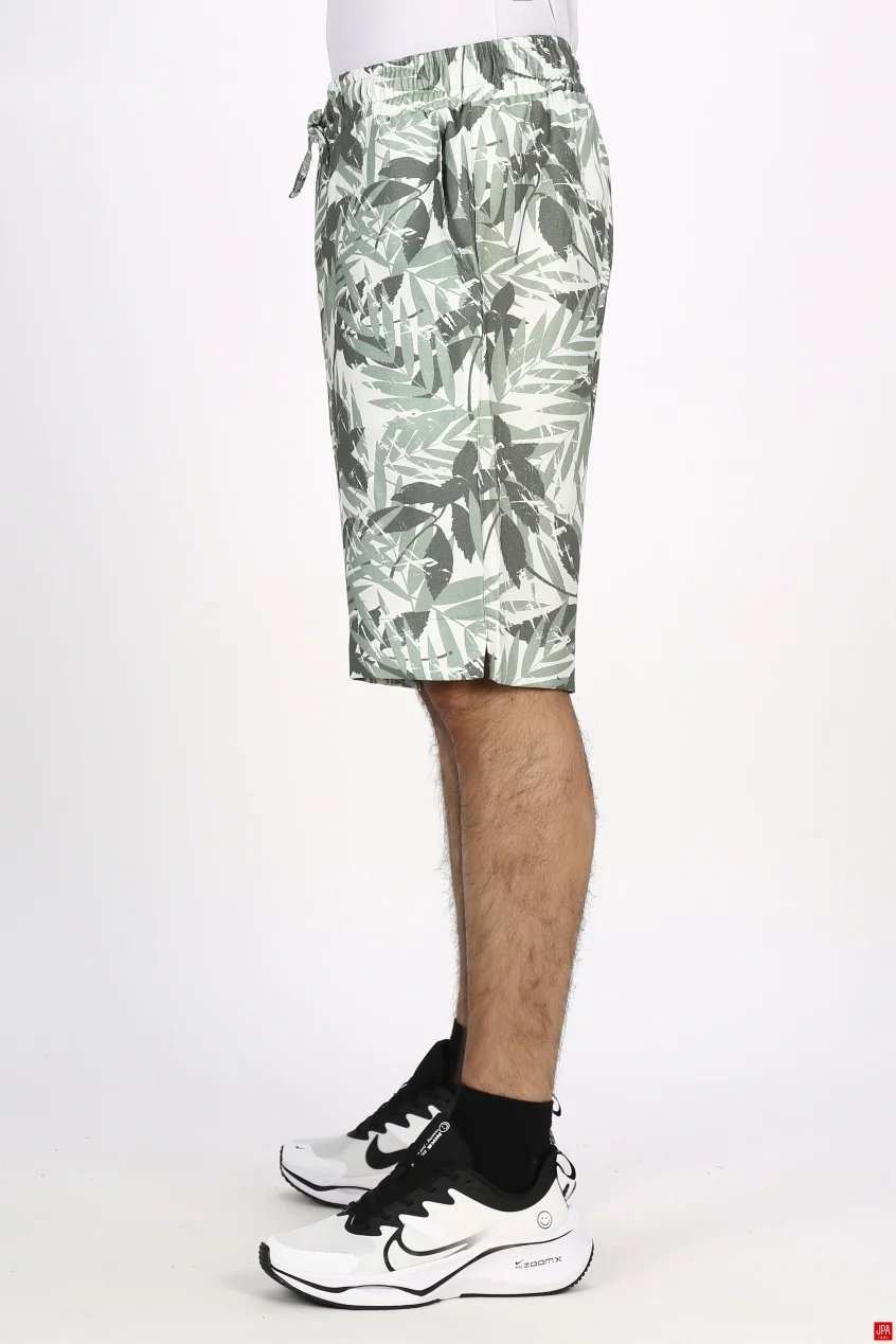 شلوارک مردانه لینن سبز روشن جی پی ای JPA کد 03535