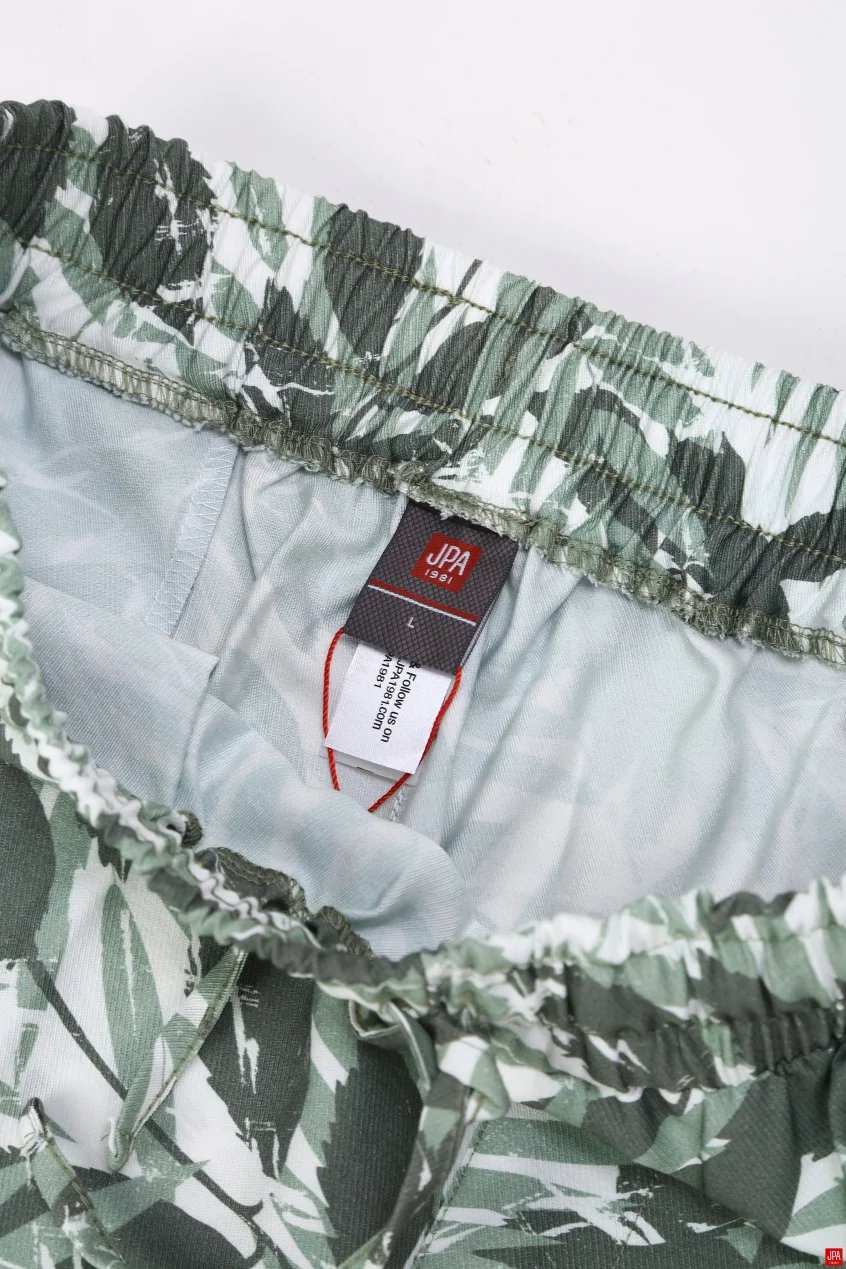 شلوارک مردانه لینن سبز روشن جی پی ای JPA کد 03535