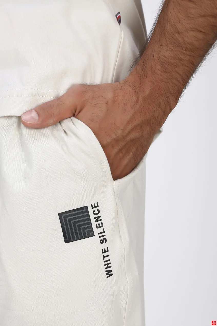 ست تاپ حلقه ای و شلوارک مردانه راحتی مشکی جی پی ای JPA کد 03525