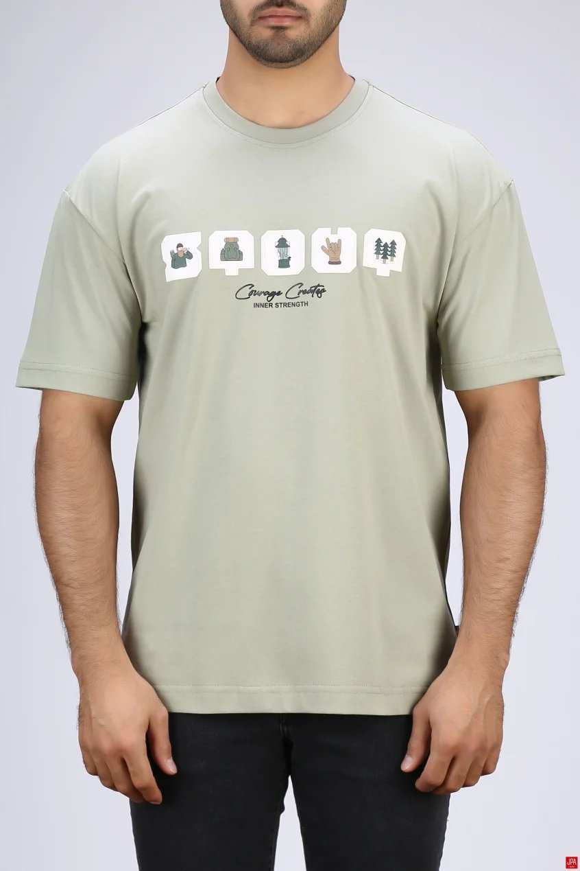 تی شرت مردانه یقه گرد جی پی ای JPA کد 03486