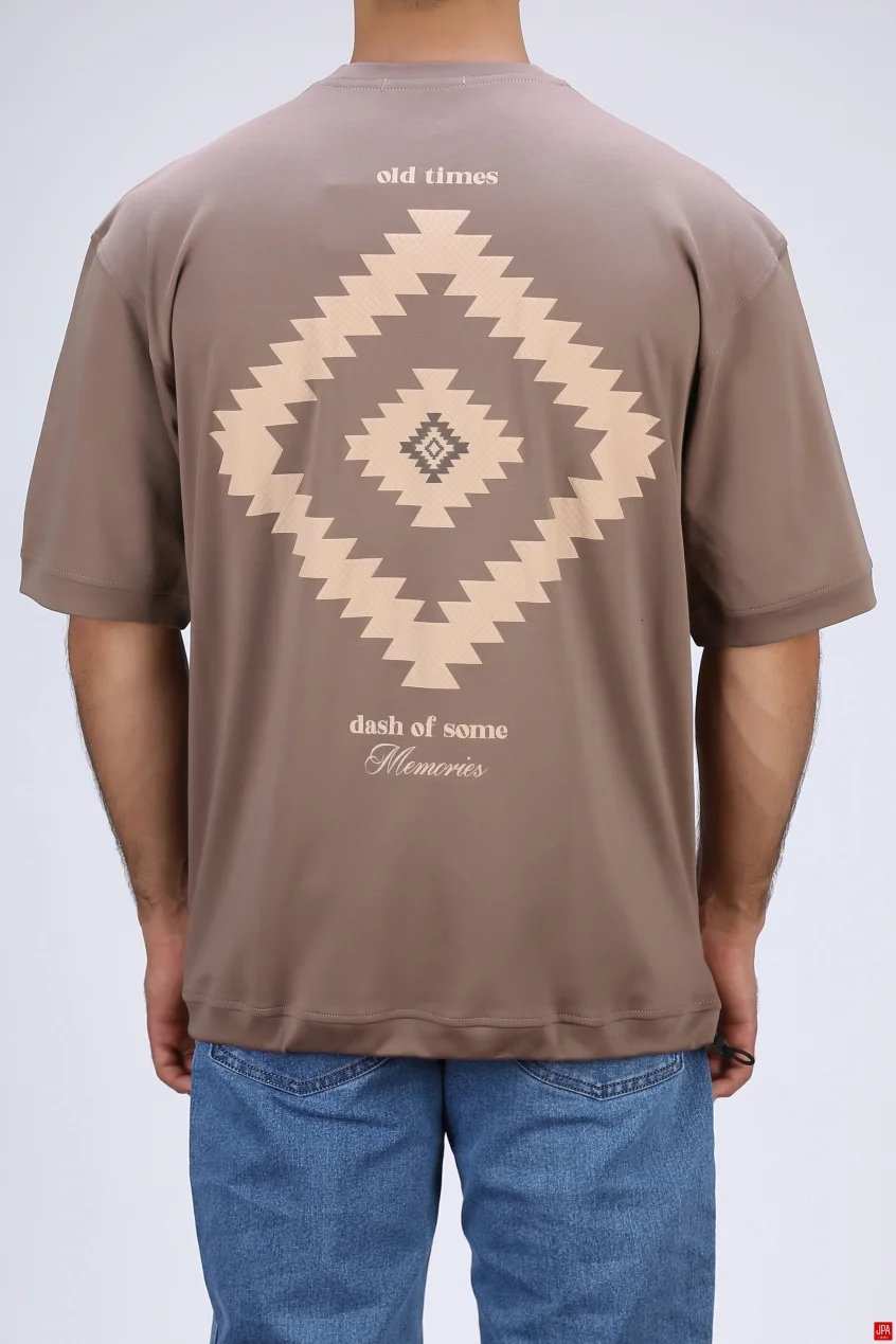 تی شرت مردانه یقه گرد باکس ازاد جی پی ای JPA کد 04028