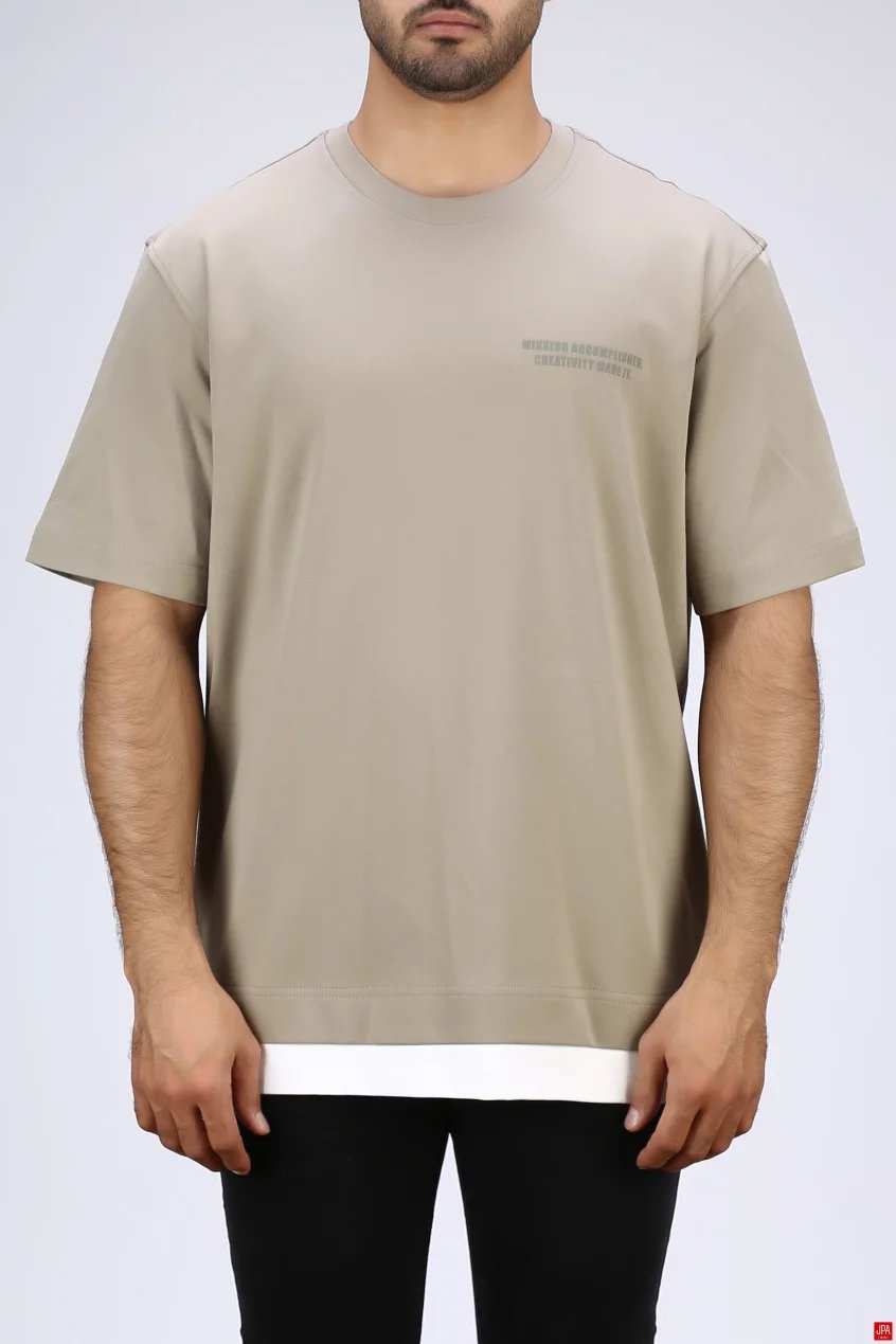 تی شرت مردانه یقه گرد باکس ازاد جی پی ای JPA کد 04017