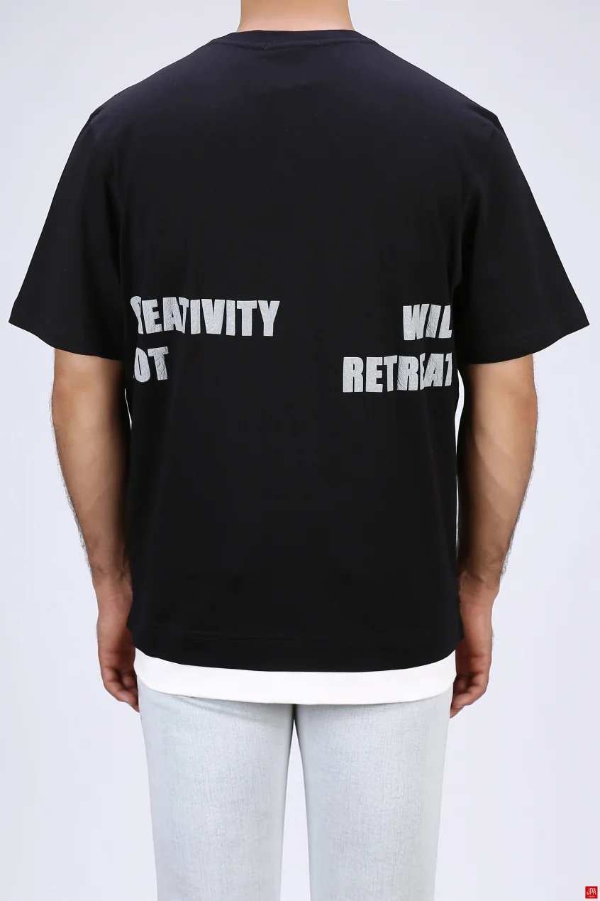 تی شرت مردانه یقه گرد باکس ازاد جی پی ای JPA کد 04017