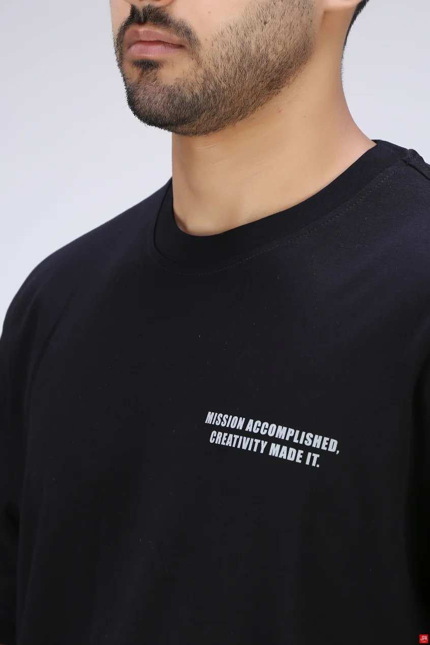 تی شرت مردانه یقه گرد باکس ازاد جی پی ای JPA کد 04017