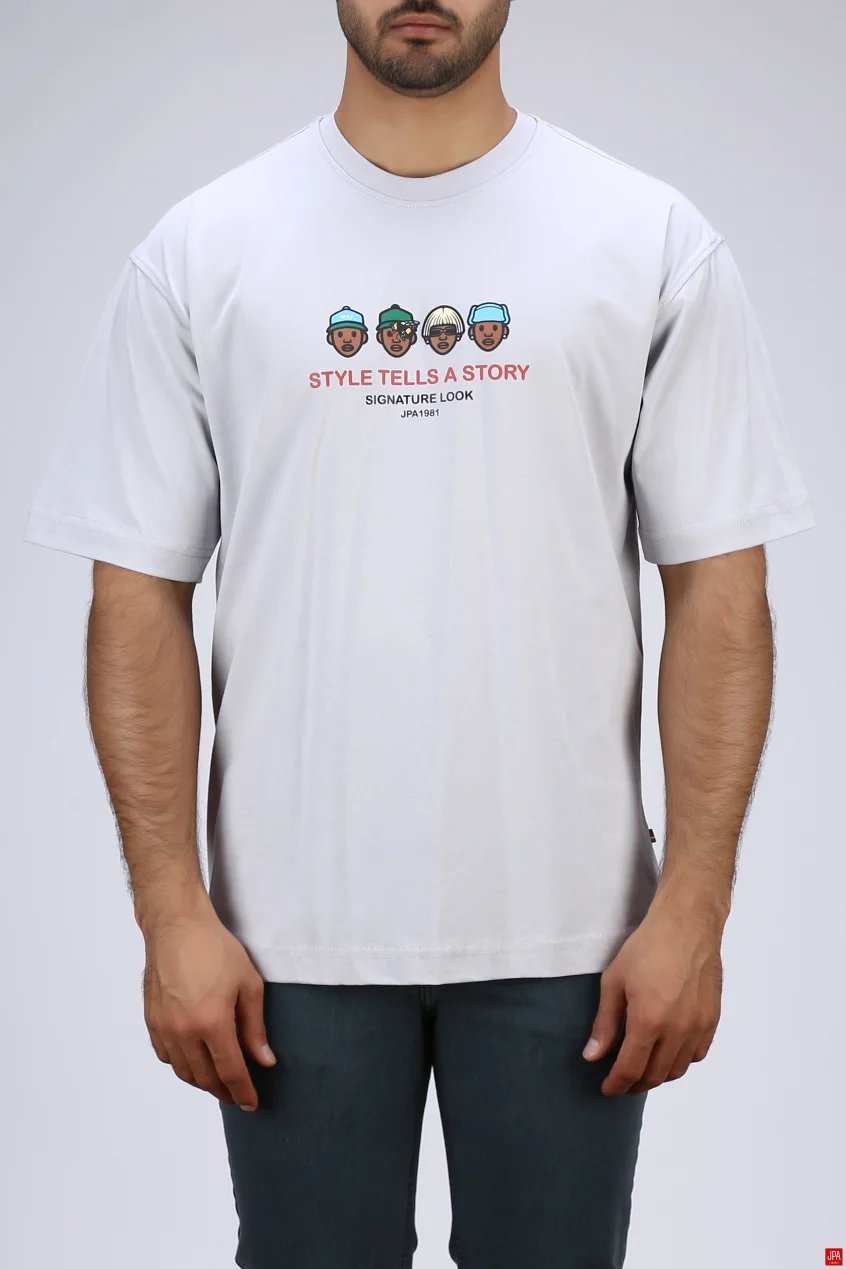 تی شرت مردانه یقه گرد جی پی ای JPA کد 04040