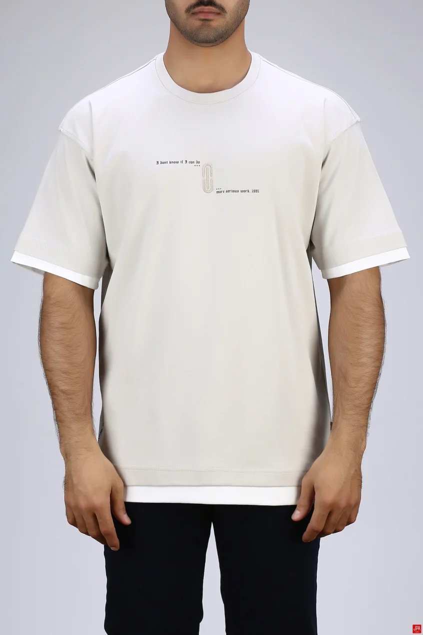 تی شرت مردانه یقه گرد جی پی ای JPA کد 04020