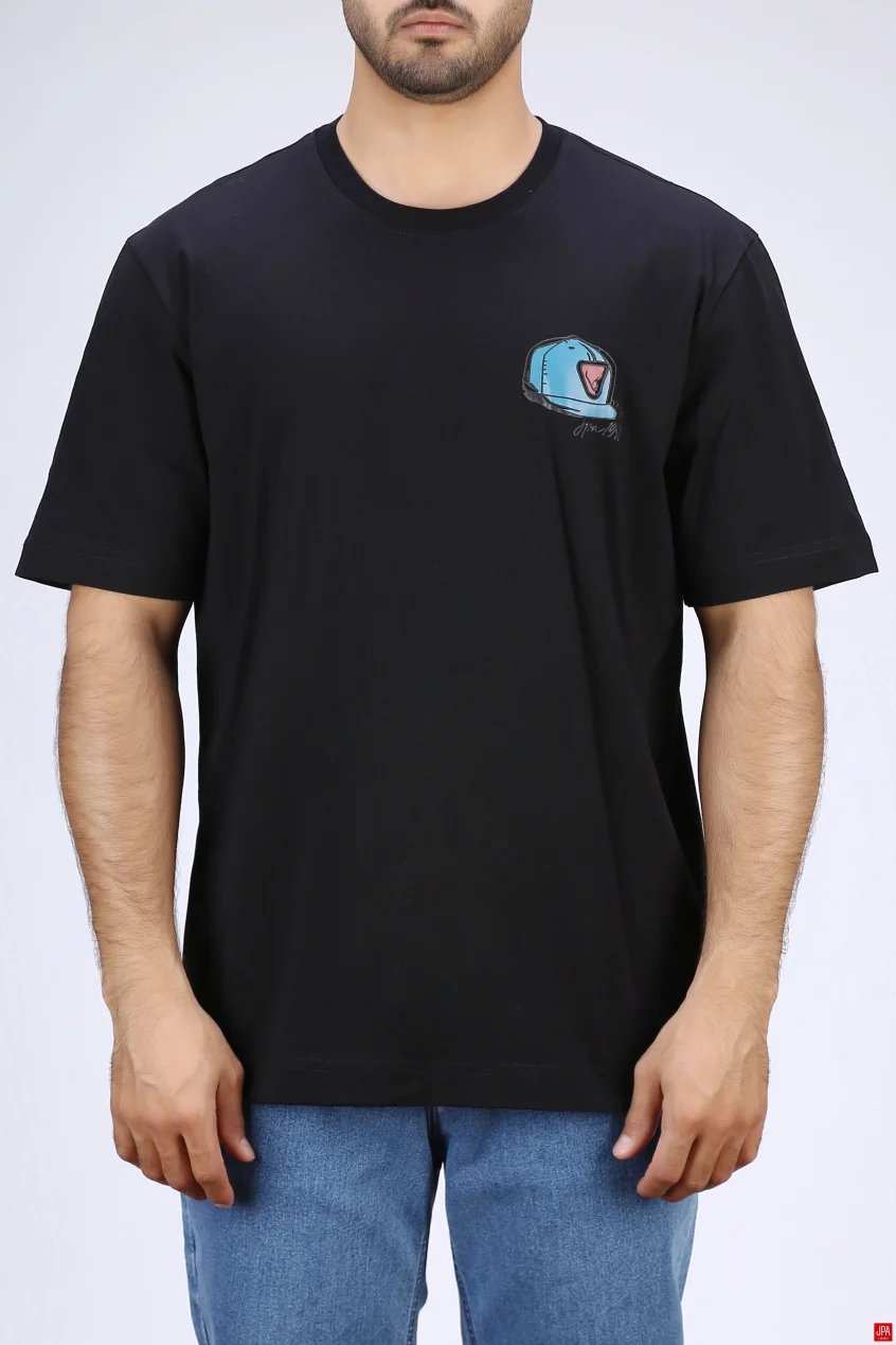 تی شرت مردانه یقه گرد باکس ازاد جی پی ای JPA کد 04042