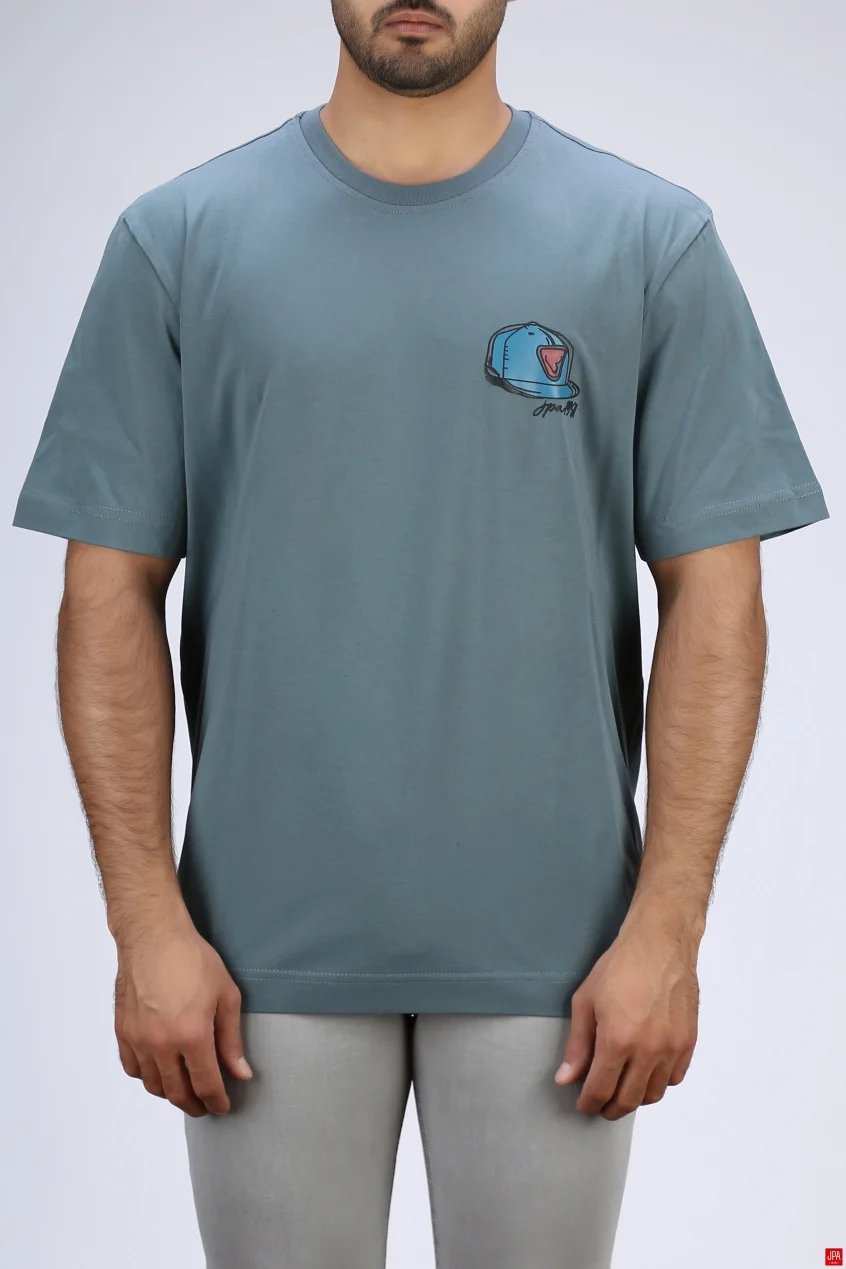 تی شرت مردانه یقه گرد باکس ازاد جی پی ای JPA کد 04042