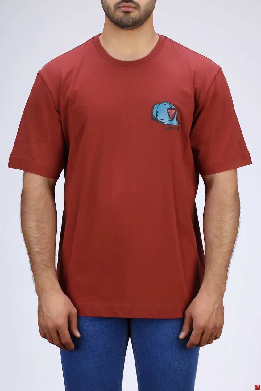 تی شرت مردانه یقه گرد باکس ازاد جی پی ای JPA کد 04042