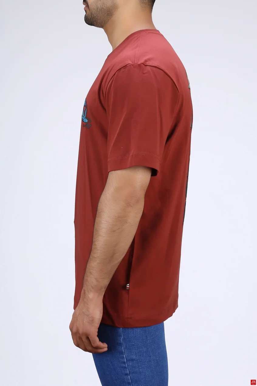 تی شرت مردانه یقه گرد باکس ازاد جی پی ای JPA کد 04042