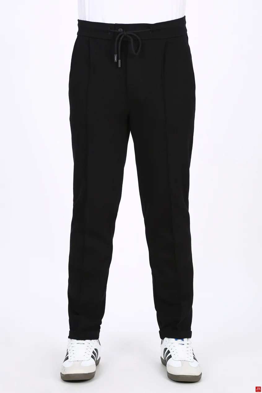 شلوار اسلش مردانه اسلیم مشکی جی پی ای JPA کد 03444